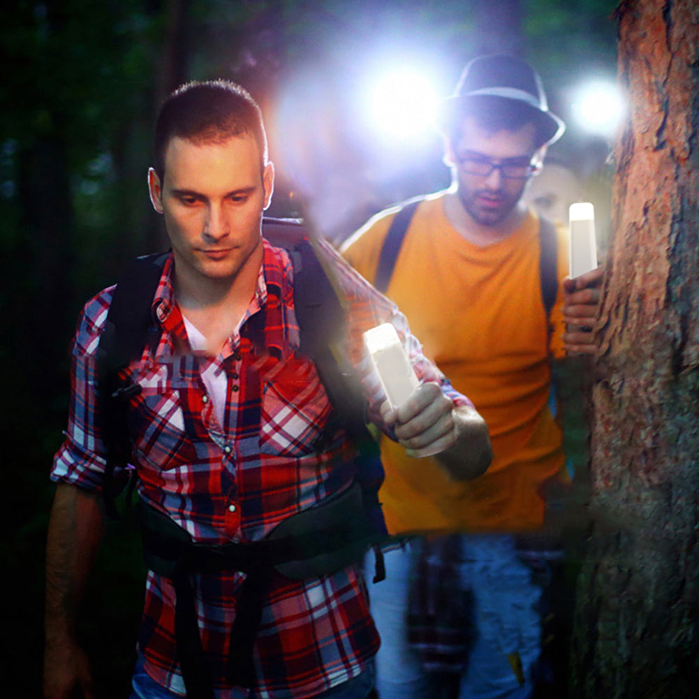 3W Portable LED Cob Mini Flashlight 300LM High Brightness Outdoor Camping Powerful Far Range Tent Light With Hook (35 x 35 x 120mm) camping lamp flashlight