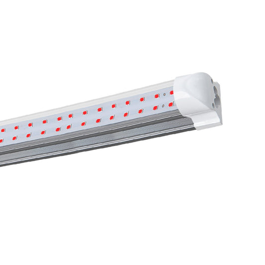 9/18w T8 LED Plant Growth Lamp Energy Saving Aluminum Alloy LED Full Spectrum Plant Light For Indoor Plants Veg Flower (US Plug) Double row 18W