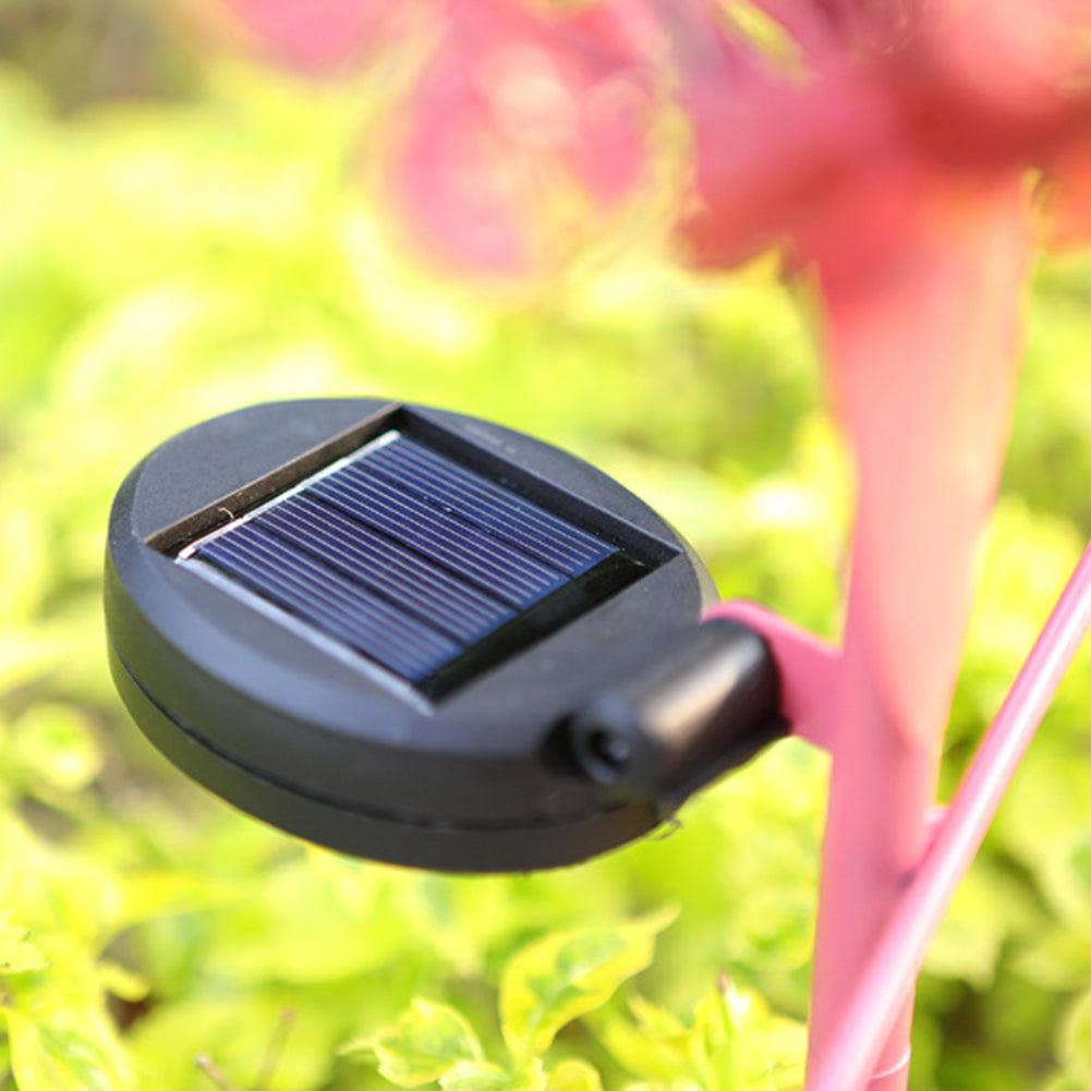 LED Flamingo Solar Lights Waterproof Energy Saving Garden Lamp With 2v100mah Solar Panel For Lawn Patio Pathway (89cm x 23cm) flamingo