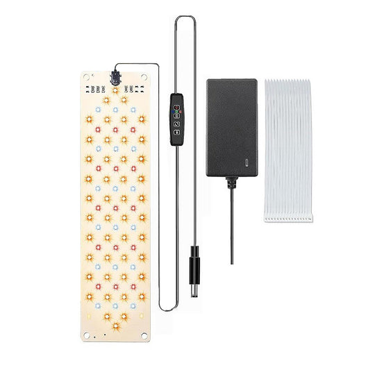 20W LED Plant Growth Lamp 5000K 9 Levels Adjustable Brightness 4h/8H/12H Time Setting Aluminum Alloy Full Spectrum Grow Light For Indoor Plants (US Plug) One head