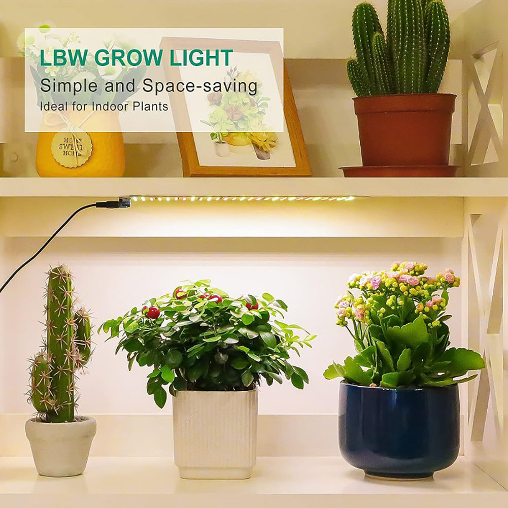 20W LED Plant Growth Lamp 5000K 9 Levels Adjustable Brightness 4h/8H/12H Time Setting Aluminum Alloy Full Spectrum Grow Light For Indoor Plants (US Plug) One head