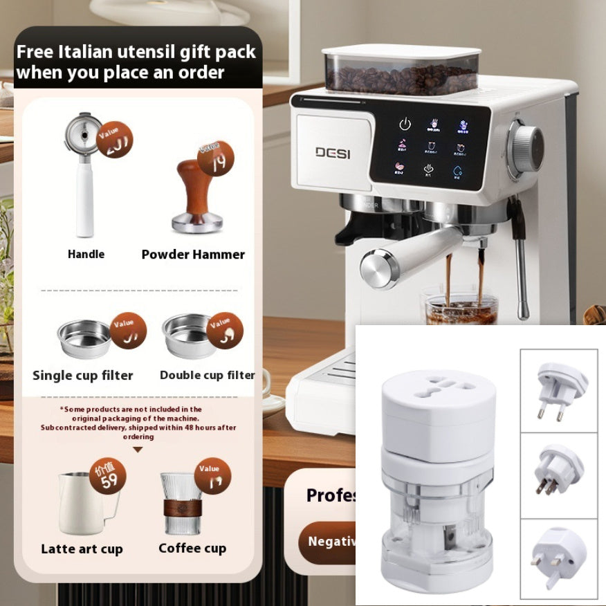 Double Extraction Coffee Machine Espresso Household Steam Milk