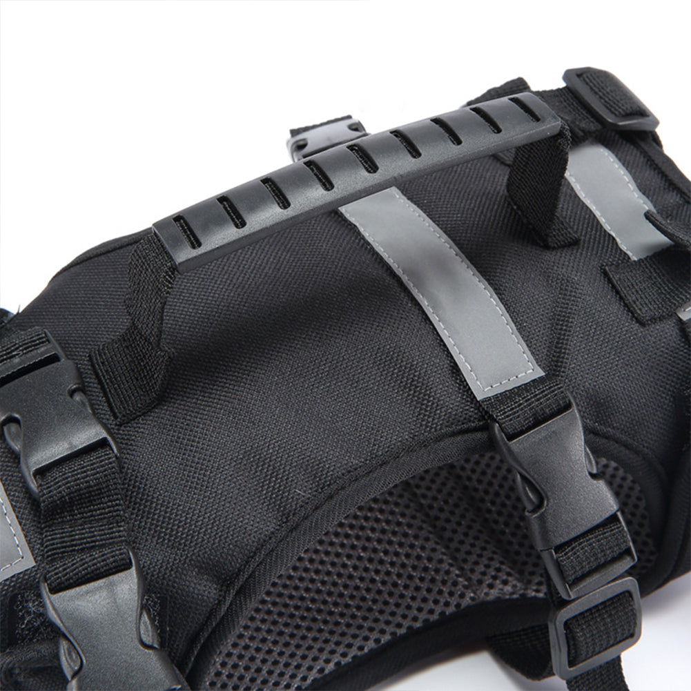 Dog Lift Harness Multi-functional Pet Chest Support Lifting Aid Dog Sling With Handle For Old Disabled Joint Injuries Dogs Walking STXB01 black L