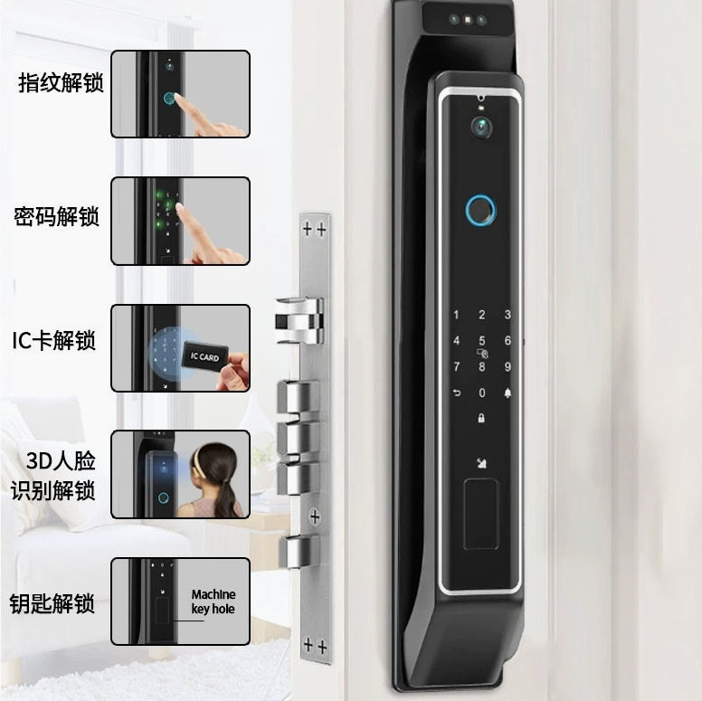 Face Recognition Peephole View Smart Door Lock