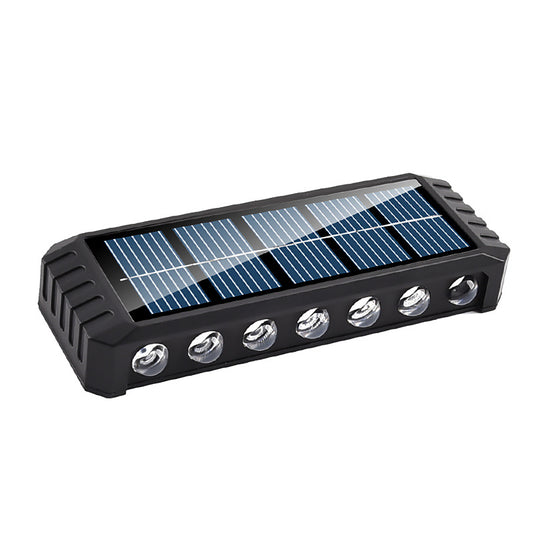 14LED Solar Outdoor Lights Waterproof Up And Down Lighting Wall Lights For Yard Deck Garden Garage Walkway Porch 14LED(white light)