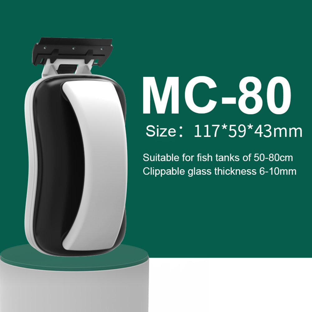 Aquarium Magnetic Strong Cleaner Brush Fish Tank Algae Magnet Cleaning Tool With Scrapers Floating Cleaner Scrubber Brush MC-60