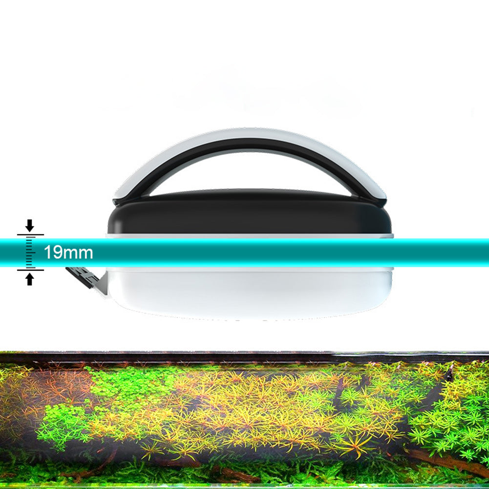 Aquarium Magnetic Strong Cleaner Brush Fish Tank Algae Magnet Cleaning Tool With Scrapers Floating Cleaner Scrubber Brush MC-60