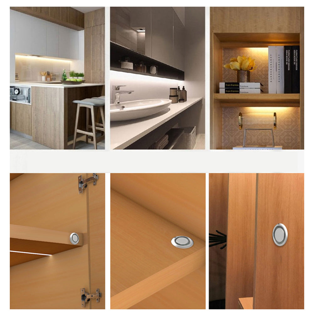 12V/24V Motion Sensor Switch 5A DC 6V-4V High Sensitivity 120° Wide Angle Touch Control Switch Suitable For Corridors Bathrooms Basements Warehouses Garages Single door sensor switch