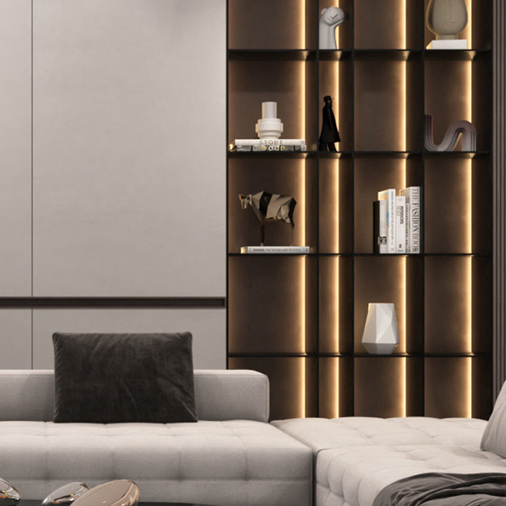 LED Under Cabinet Light Ultra Thin Super Bright Motion Sensor Closet Lights For Wardrobe Cabinet Cupboard (6 x 9mm) 50CM white light