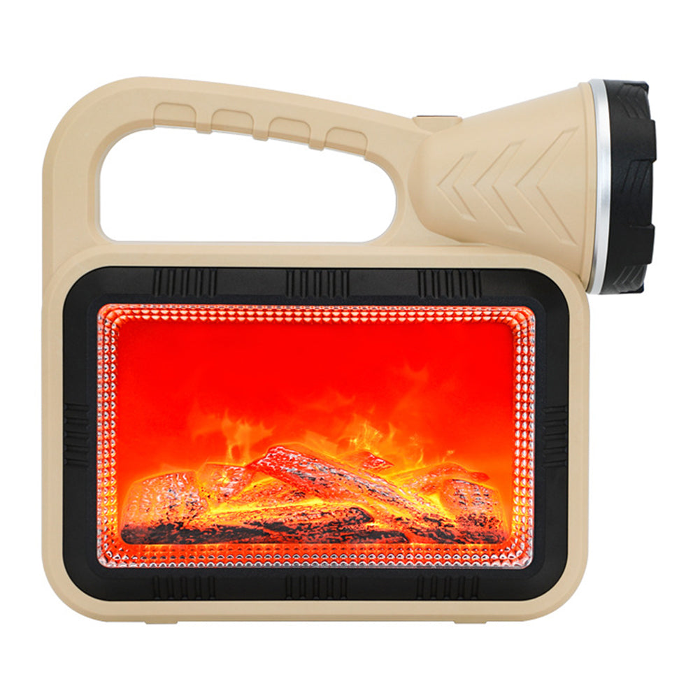 20w Portable Led Flashlights 3 Lighting Modes IPX5 Waterproof Solar USB Rechargeable Strong Light Multifunctional Camping Work Light flame light