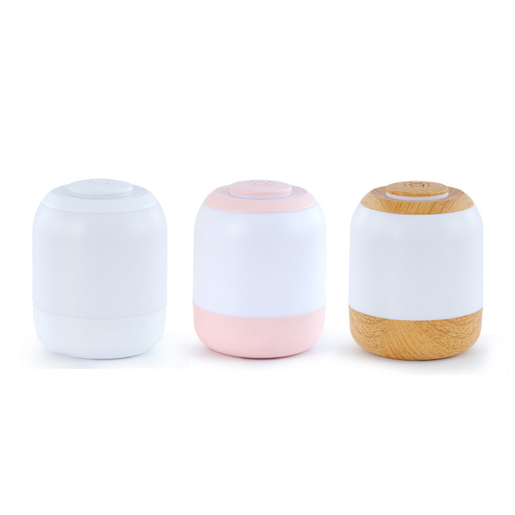 LED Night Light 3 Color Dimming Touch Sensor Bedroom Bedside Lamp Baby Nursery Night Lights For Work/Study/Craft Cream white-wired version