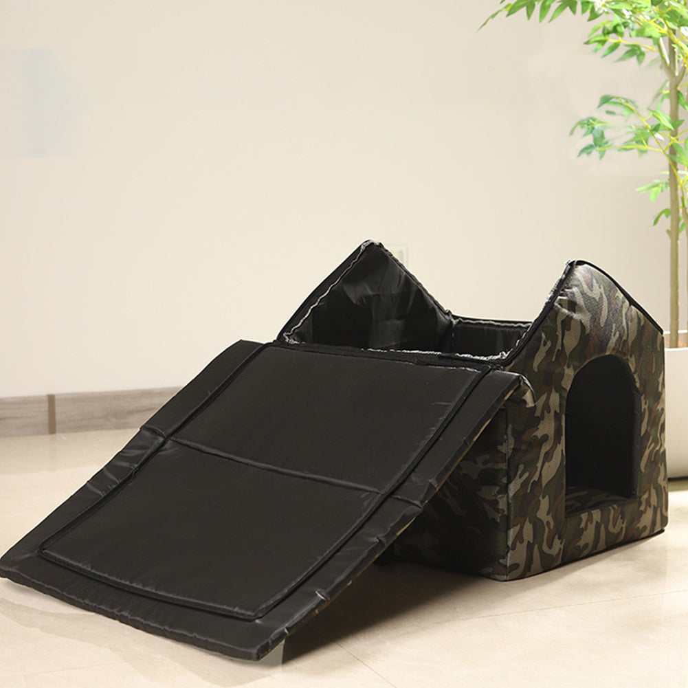 Outdoor Waterproof Cats Dog Houses Winter Tent Indoor Outdoor Cold-Proof Nest For Small Medium Pet Animal trumpet