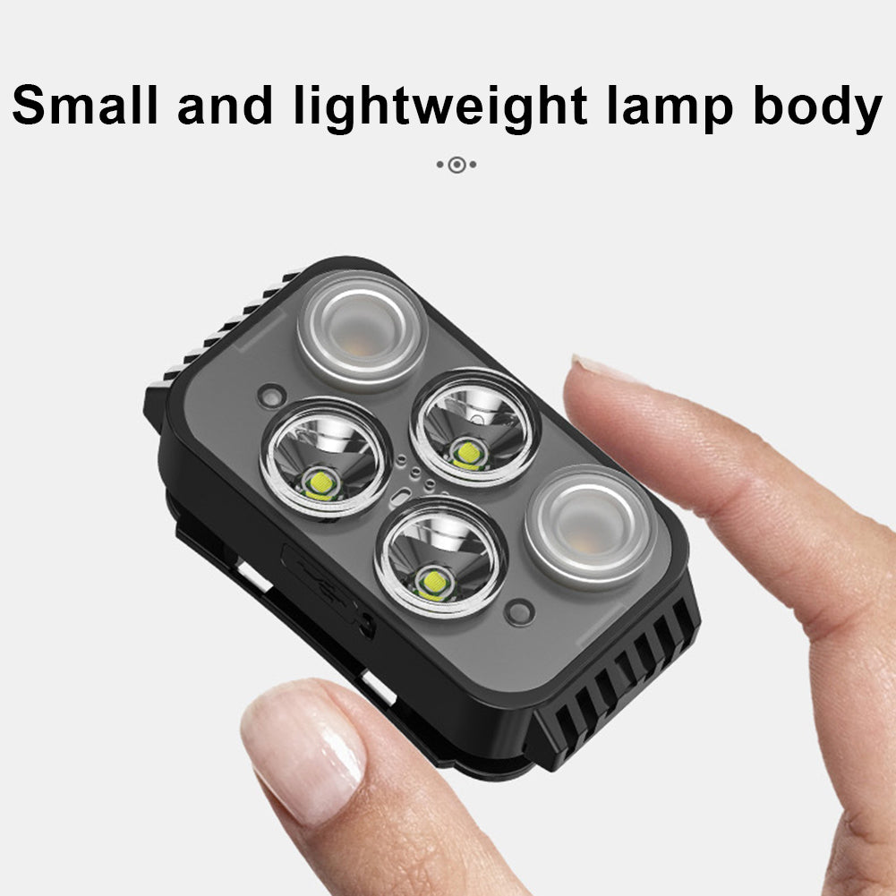 LED Headlamp Flashlight 6 Modes Head Lamp USB Rechargeable Waterproof Head Flashlight For Outdoor Fishing Hiking Camping 3LED
