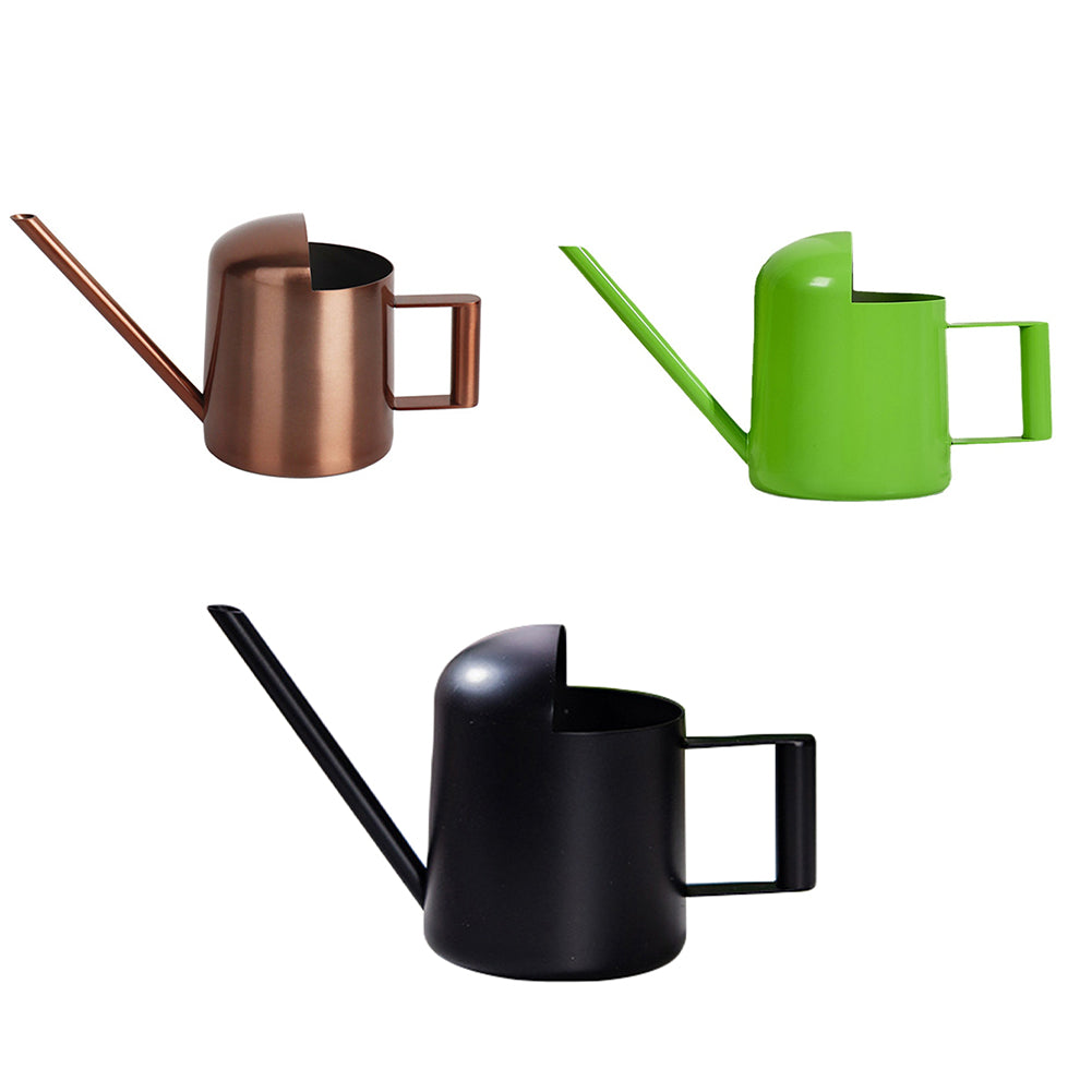 Watering Can For Indoor Plants Comfortable Handle Long Spout Water Can Capacity 300ML Spouted Watering Kettle green