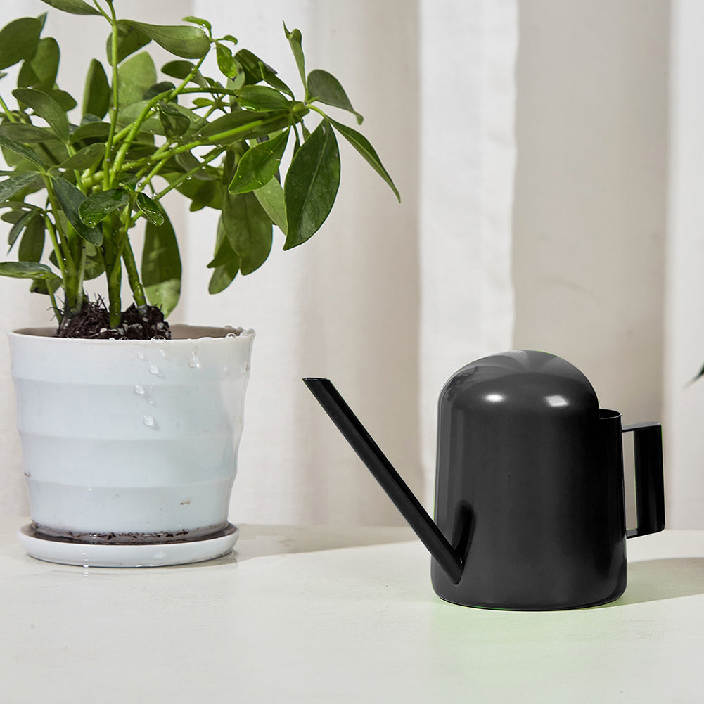 Watering Can For Indoor Plants Comfortable Handle Long Spout Water Can Capacity 300ML Spouted Watering Kettle green