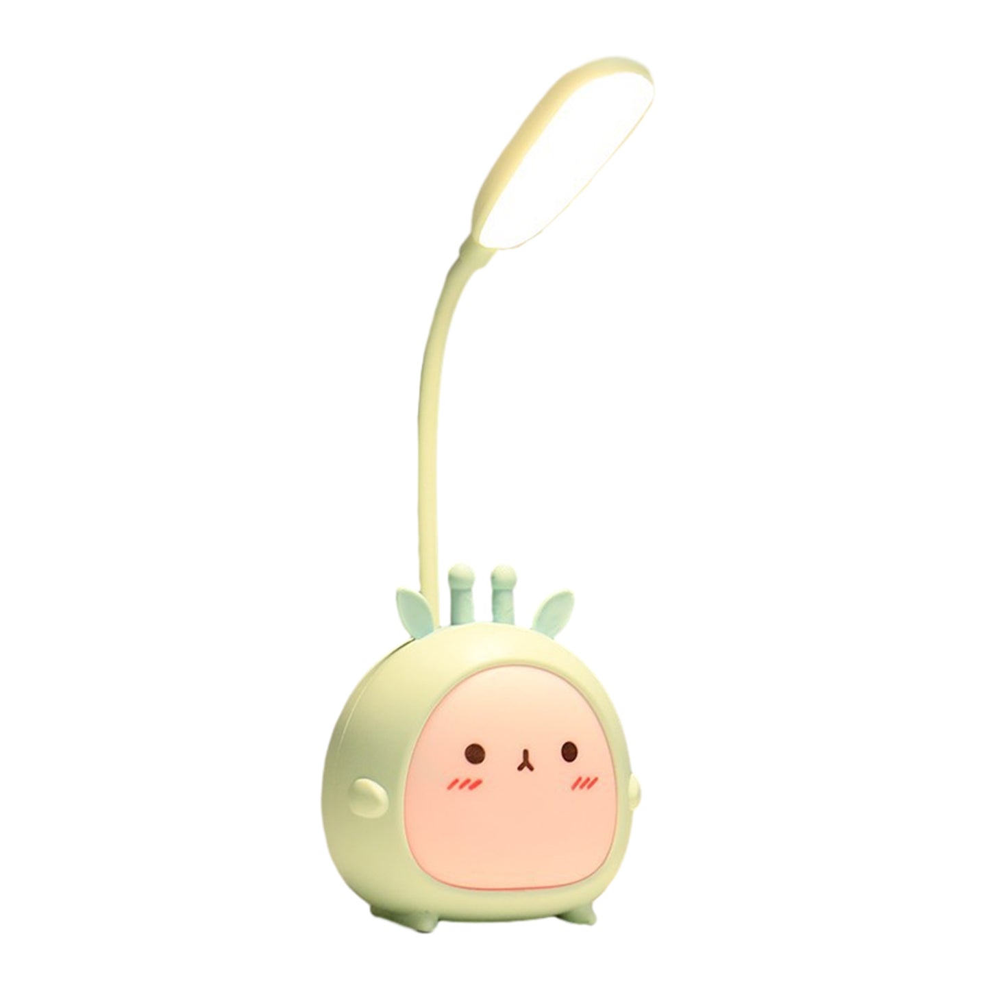 Portable LED Table Lamps 3 Lighting Modes Cartoon Deer Eye Protection USB Charging Reading Desk Light Night Light blue lamb