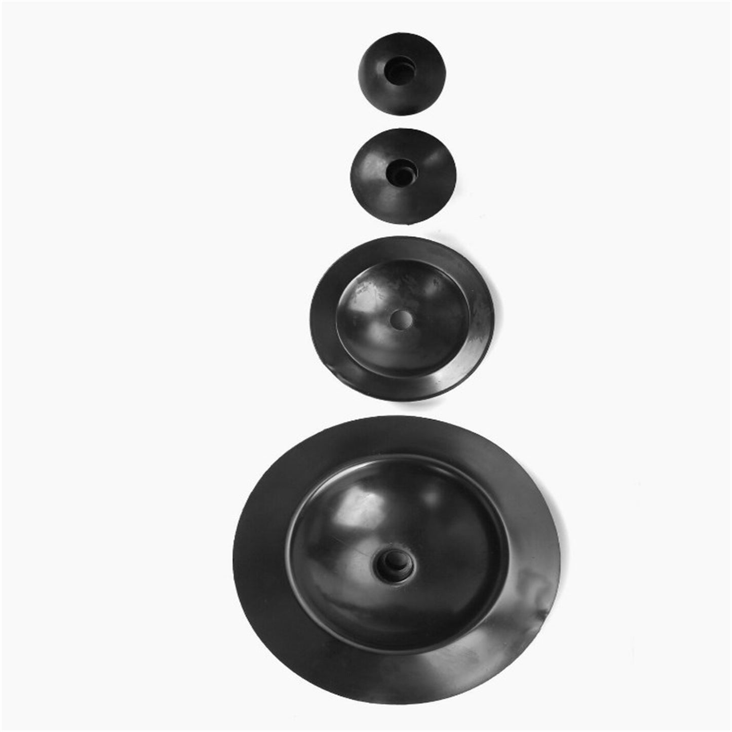 Power Toilet Plunger Set Air Drain Blaster Bellows Plunger With 4 Sizes Suction Cups Natural Rubber Cleaner Pump Dark blue