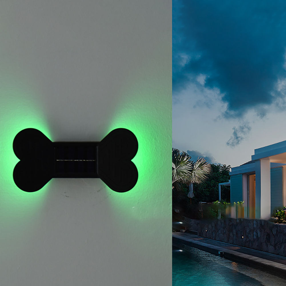 2pcs 3w Outdoor Solar Wall Lamp With Solar Panels IP65 Waterproof Night Light Wall Light Fixtures For Garden Balcony Yard Street Decor white light