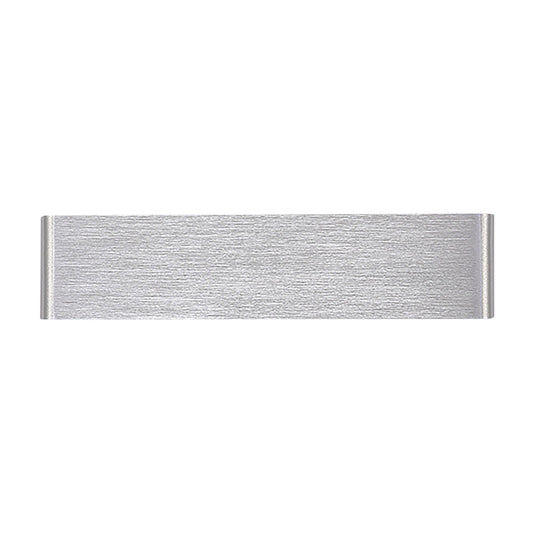 40cm 85-265v 14w Rectangle LED Wall Lamp Ultra-Thin Remote Control Bedroom Bedside Light Brushed Silver