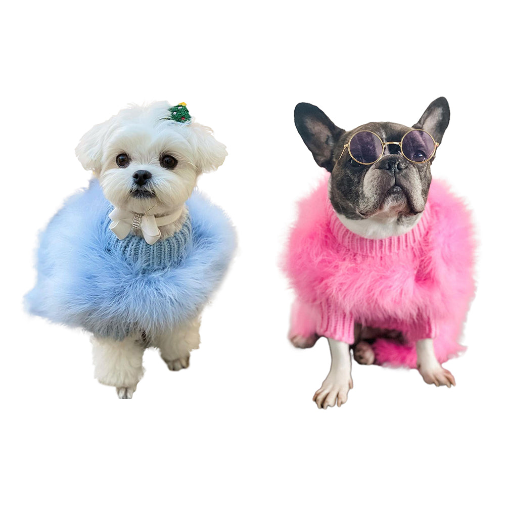 Ladies Turkey Winter Warm Sweater Soft Comfortable Pet Clothes Pets Cosplay Costume For Small Medium Large Dogs pink L