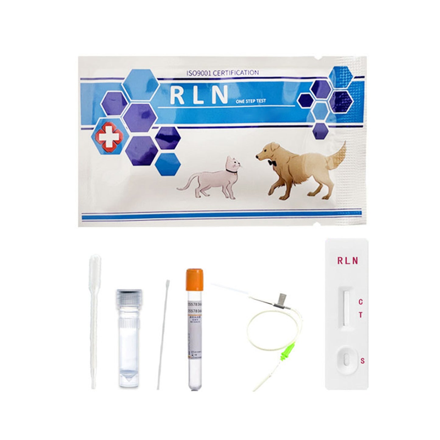 Dog Pregnancy Test Kit Fast Accurate Detection Within 5 Minutes Pregnancy Tests Strip Pet Clinic Equipment as picture show