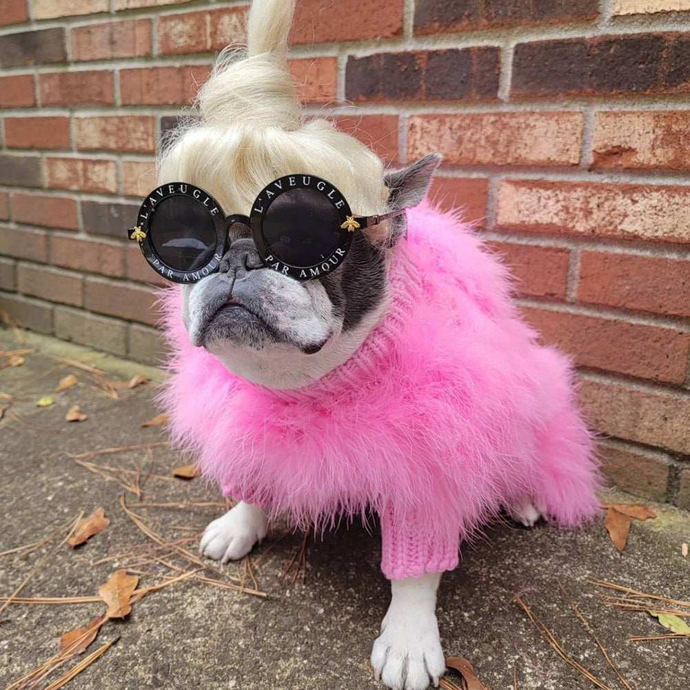 Ladies Turkey Winter Warm Sweater Soft Comfortable Pet Clothes Pets Cosplay Costume For Small Medium Large Dogs pink XL
