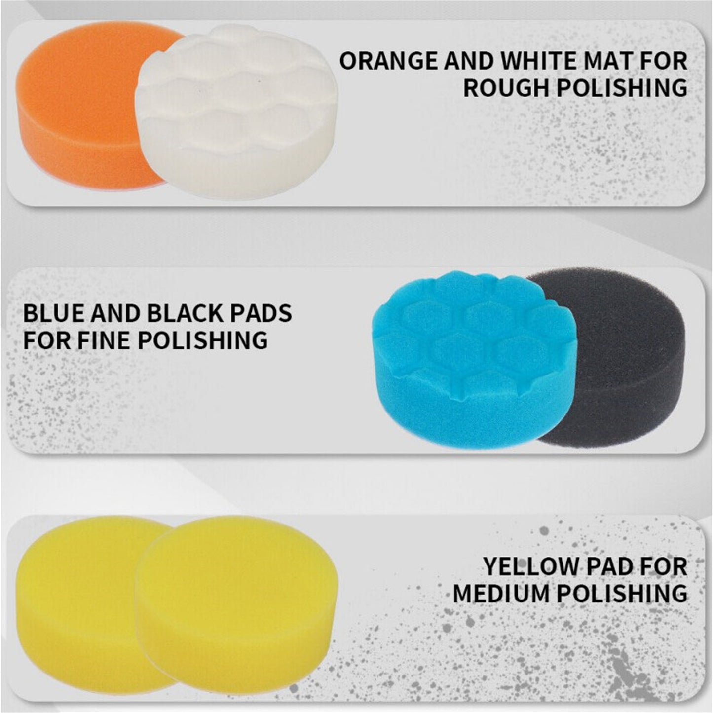 31pcs 80 Mm/3Inch Polishing Pads Kit Car Buffer Polisher Attachment For Car Polishing Sanding Waxing Sealing Glaze 3 inches-31 pieces