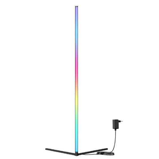 1.5M 120 Leds RGB Corner Floor Lamp with Remote Control SMD5050 16 Million Lighting Colors Floor Lights EU Plug