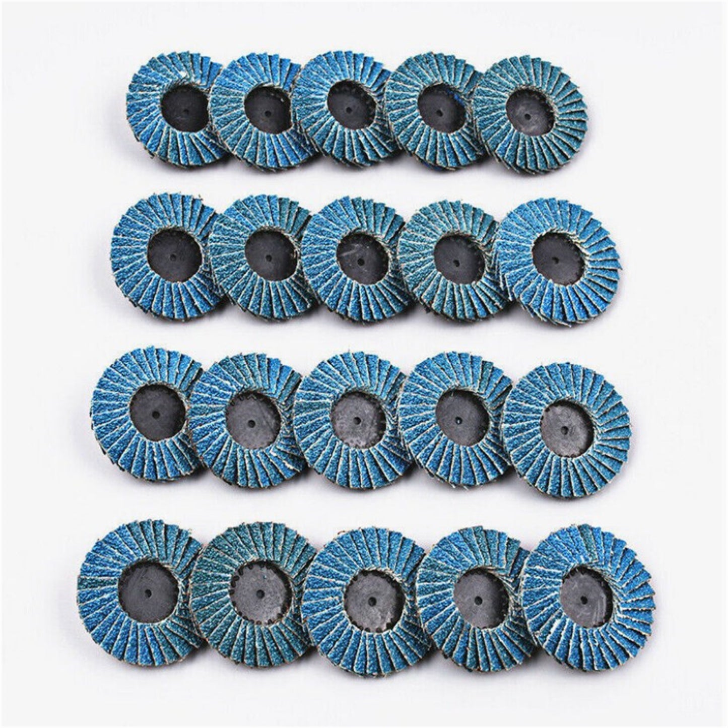 20 PCS Flap Disc 2 Inch T27 40 Grits High Density Zirconia Round Sander Grinding Sanding Sandpaper Wheels 2-in Flap Disc 40 Grits