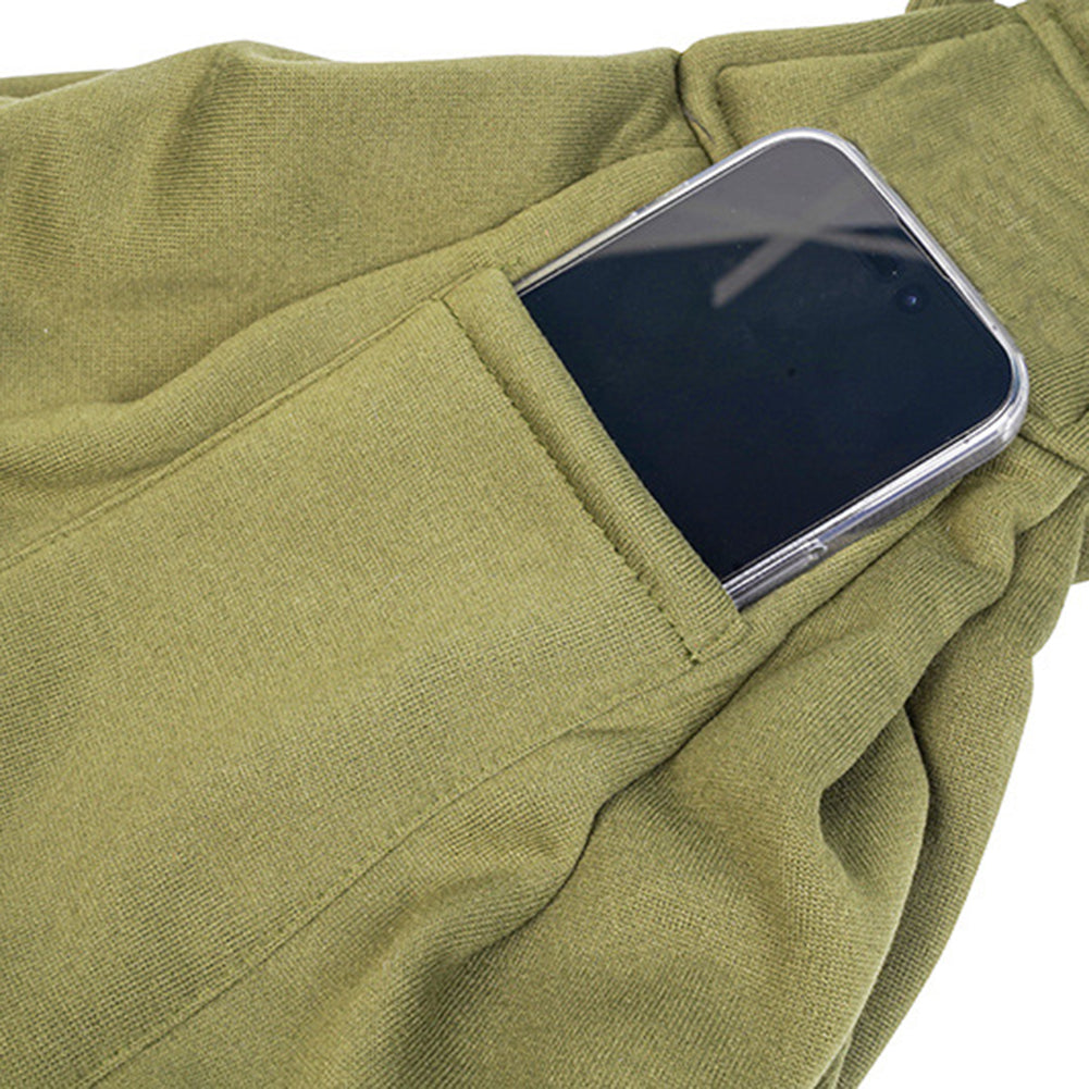 Pet Sling Carrier With Adjustable Shoulder Strap Soft Breathable Shoulder Messenger Bag Pet Supplies For Dogs Cats ArmyGreen