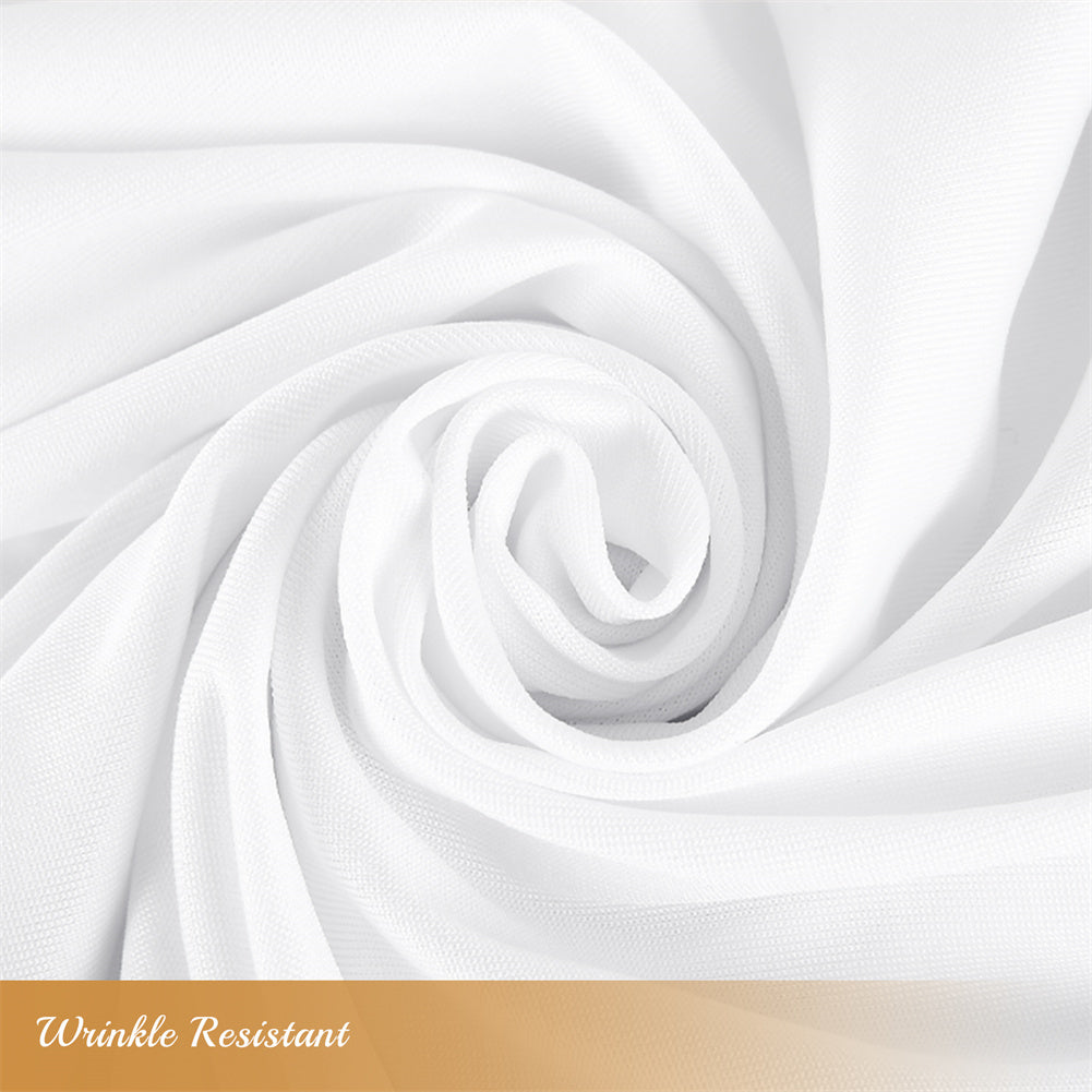 Table Cloth For Rectangle Table Wrinkle-Resistant Washable Tablecloth Table Skirt For High Top Bar Wedding Party Events 4FT(122 x 60 x 76cm)