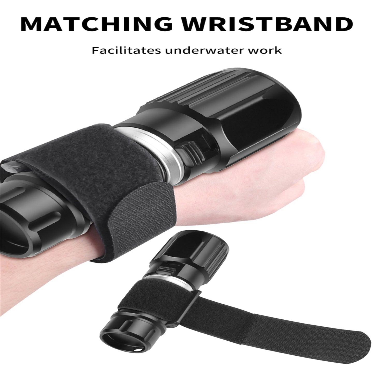 Diving Scuba Flashlight 1000 Lumens IPX8 Waterproof Super Bright XHP 70 LED Torch Rechargeable Flashlight For Snorkel Swimming D180 flashlight