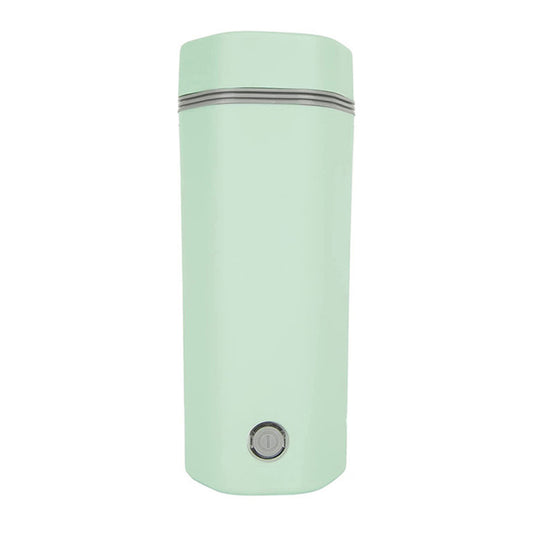 300W Portable Travel Electric Kettle Anti Scalding Design 304 Stainless Steel Fast Water Boil Tea Pot Suitable For Milk Coffee Water Tea Green (EU plug)