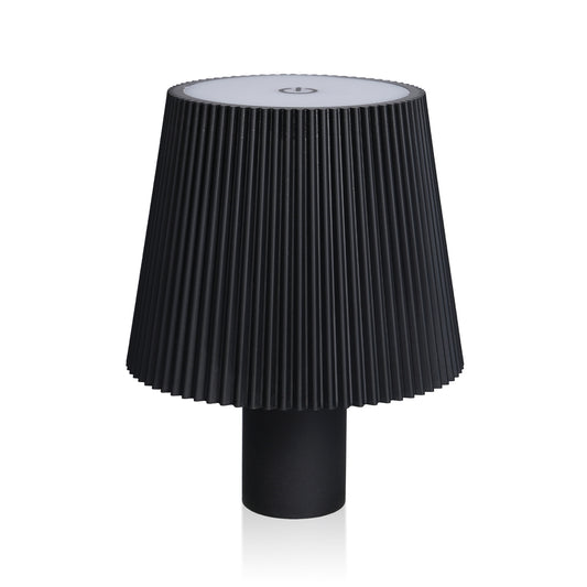 5W LED Rechargeable Desk Lamp 1500-6500K IP54 Waterproof 10-100% Adjustable Brightness Wireless Touch Sensor Table Lamp For Family Restaurant Bar black