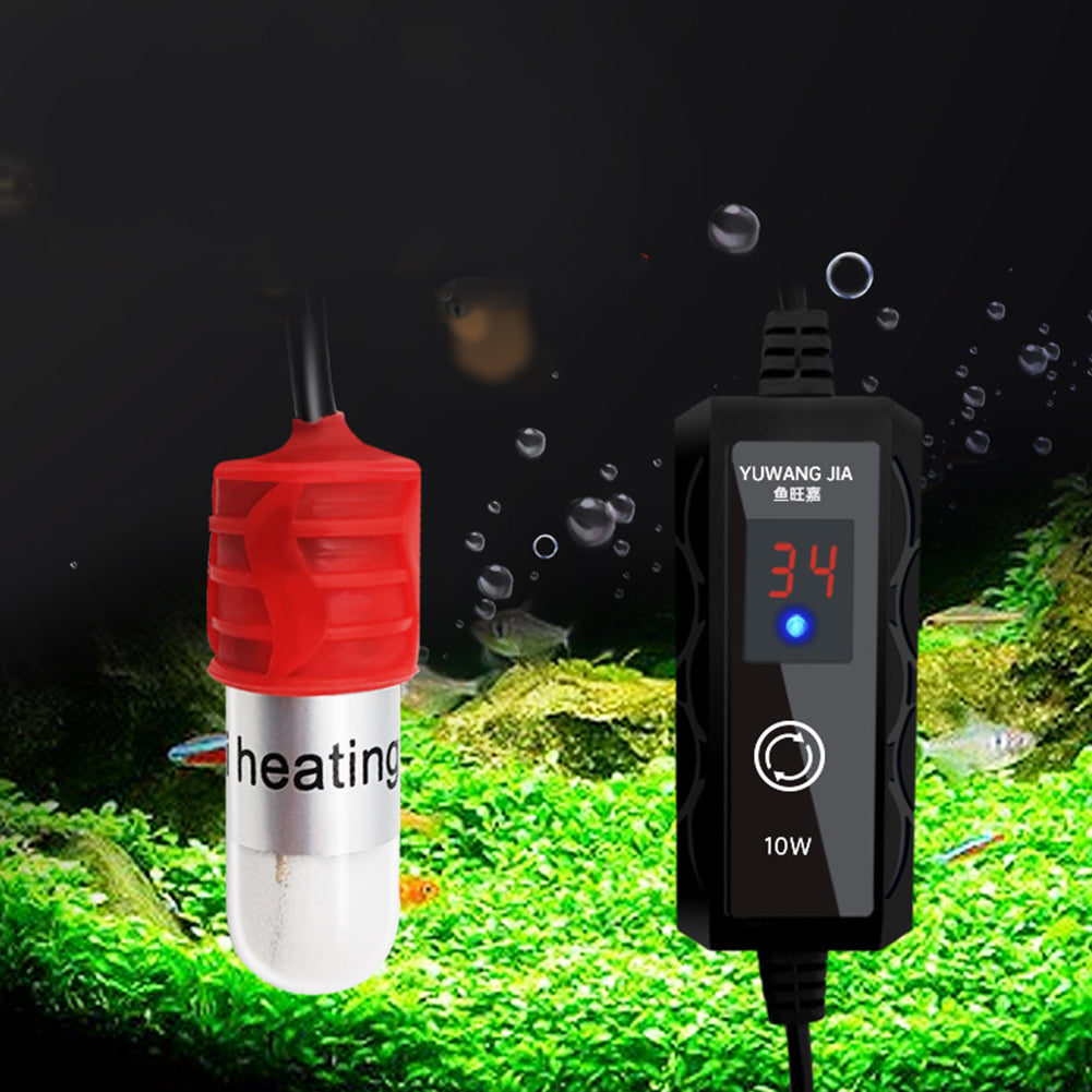 USB Mini Fish Tank Heater 2 Temperature Control Methods Winter Fish Tank Accessories For Marine Saltwater Freshwater 10w