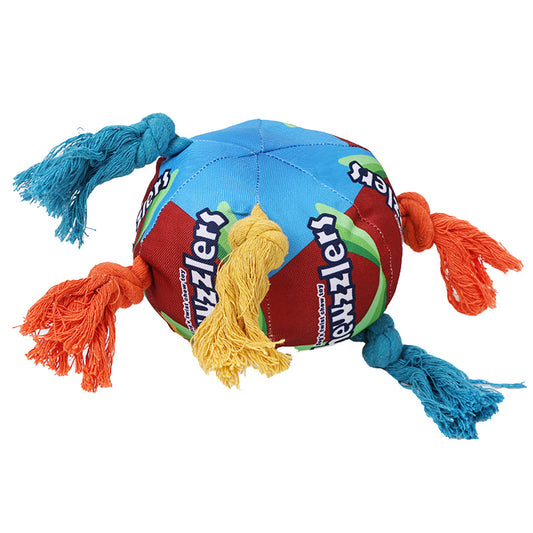 Pet Dogs Snuffle Ball With Interactive Bite Resistant Rope Squeak Toys Pet Accessories For Medium Large Dogs (14.5 x 10.5cm) color