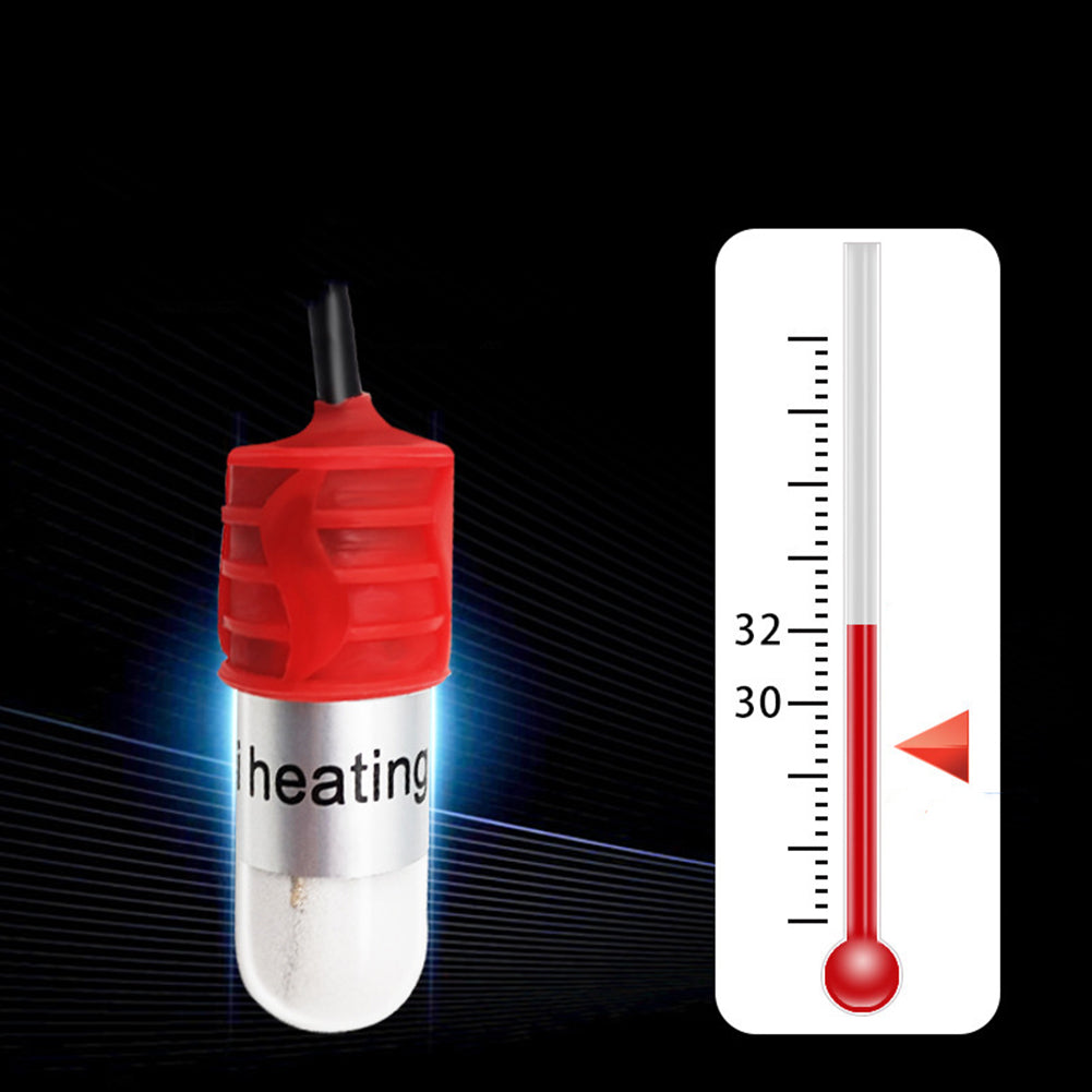 USB Mini Fish Tank Heater 2 Temperature Control Methods Winter Fish Tank Accessories For Marine Saltwater Freshwater 15w