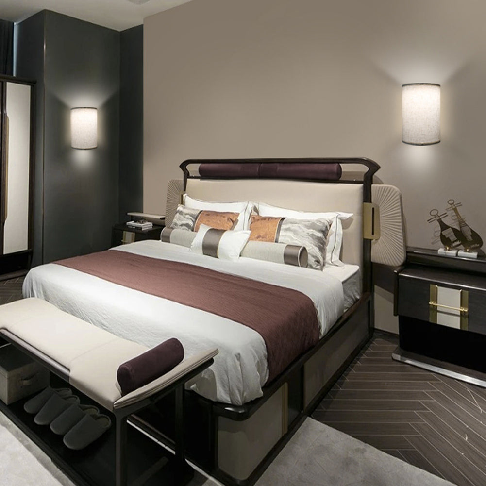 2pcs Led Wall Lamp With Remote Control 3 Color Temperature Rechargeable Wireless Design Bedroom Bedside Lamp For Bedrooms Living Rooms Dual color charging