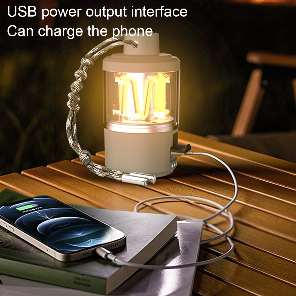 3W Portable Led Camping Light 180 LM Stepless Dimming Hanging Tent Light For Camping/Hiking/Fishing/Hurricane/Emergency (115 x 59mm) Camping light