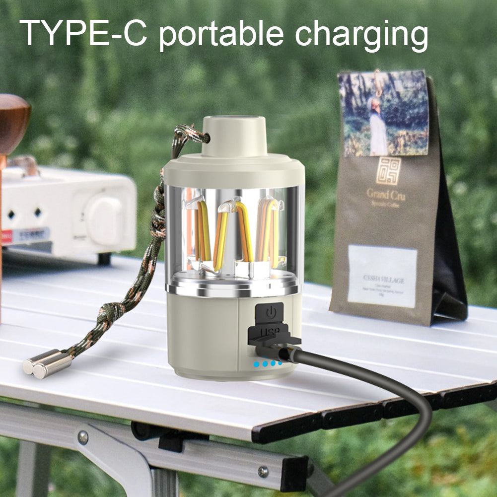 3W Portable Led Camping Light 180 LM Stepless Dimming Hanging Tent Light For Camping/Hiking/Fishing/Hurricane/Emergency (115 x 59mm) Camping light