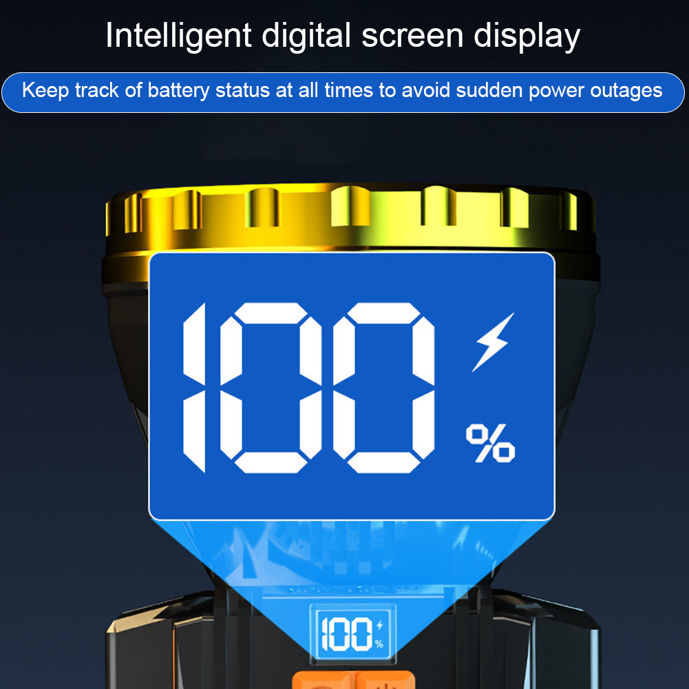 30w Led Headlights High Brightness Strong Light USB Rechargeable Outdoor IPX4 Waterproof Head Lamp Camping Equipment white light