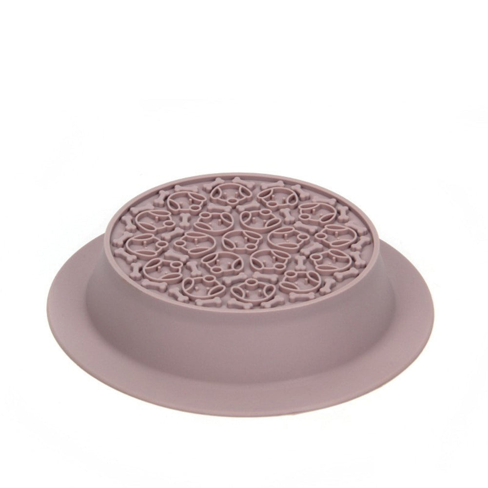 Slow Feeder Dog Bowls Dual-use Food-grade Silicone Slow Down Eating Food Water Bowl Pet Supplies For Puppy Cats Green