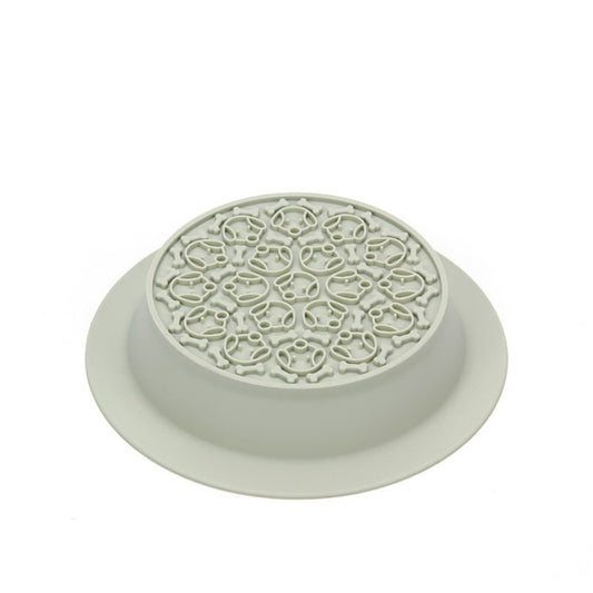 Slow Feeder Dog Bowls Dual-use Food-grade Silicone Slow Down Eating Food Water Bowl Pet Supplies For Puppy Cats Green