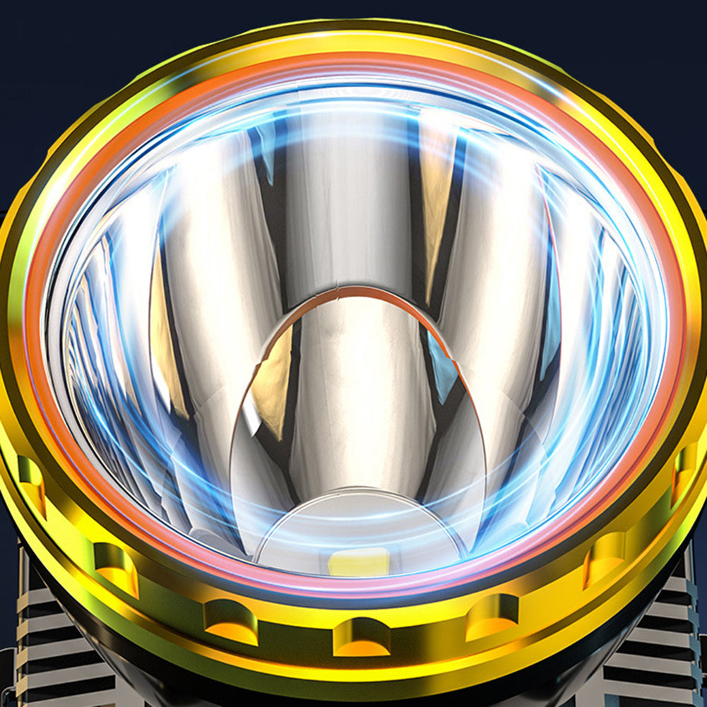 30w Led Headlights High Brightness Strong Light USB Rechargeable Outdoor IPX4 Waterproof Head Lamp Camping Equipment yellow light