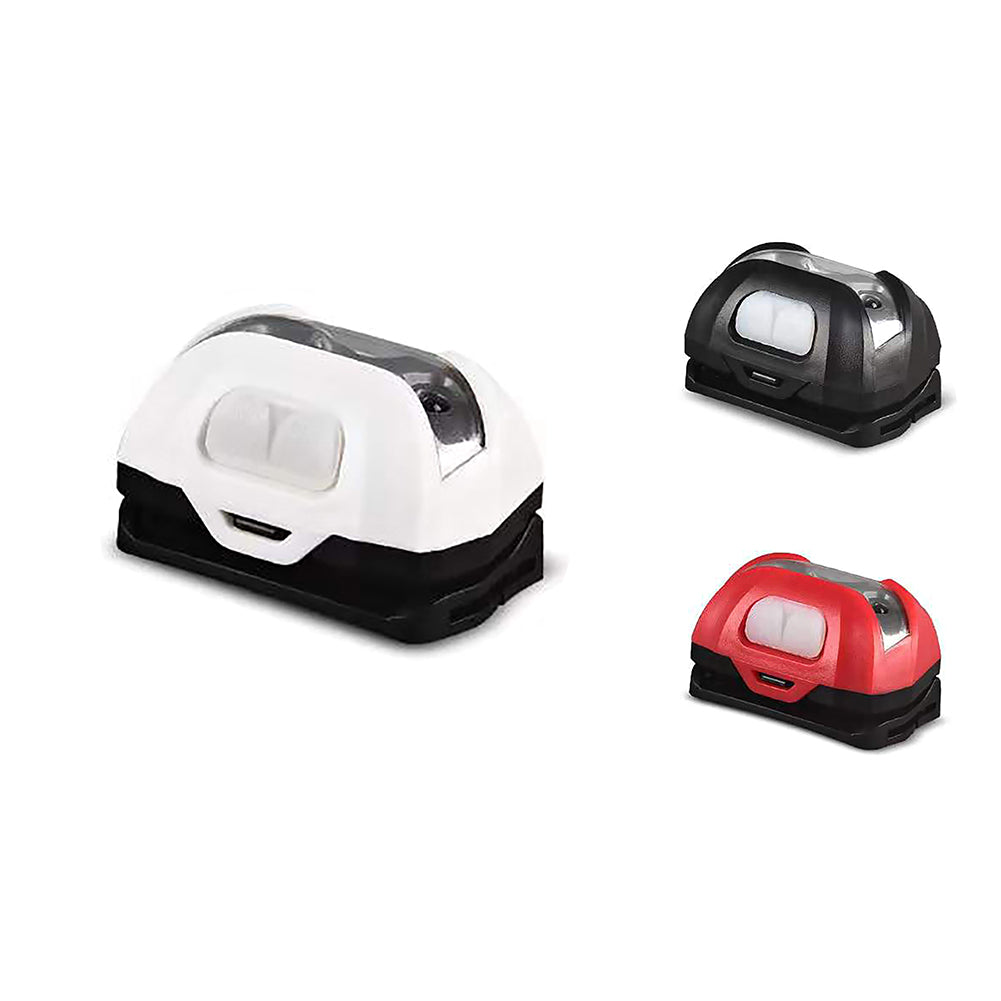 3w LED Headlight With Motion Sensor 3 Modes Super Bright Long-lasting Head Front Light Emergency Light For Exploring Running Fishing black