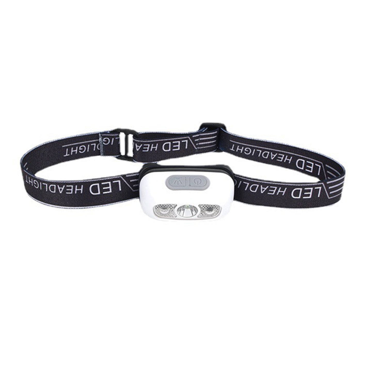 LED Headlamp With 2 Modes Outdoor Camping Headlamps 55° Azimuth Adjustment Lightweight Headlight For Outdoor Camping White