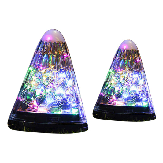 50 Leds Solar Starry Sky Light With Remote Control 8 Lighting Modes 3 Adjustable Brightness IP65 Waterproof Outdoor Courtyard Light (132 x 132 x 160mm) colorful