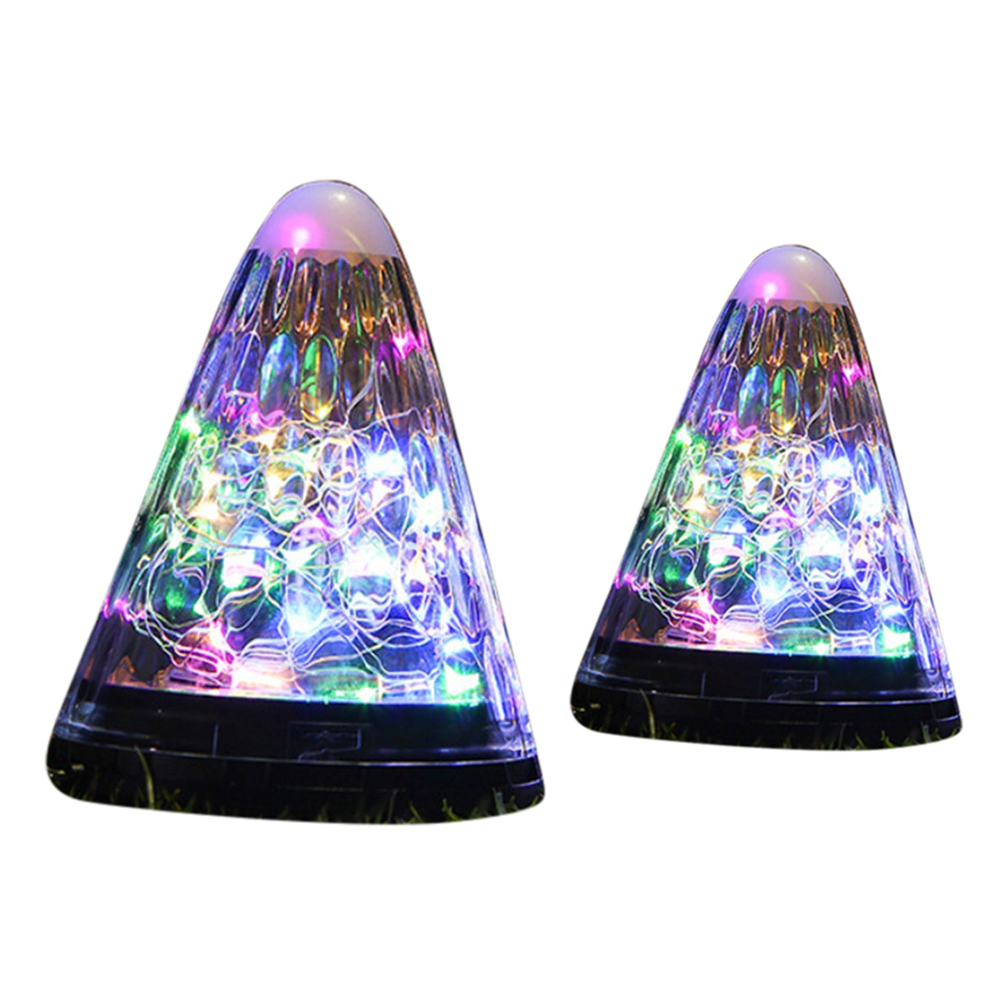 50 Leds Solar Starry Sky Light With Remote Control 8 Lighting Modes 3 Adjustable Brightness IP65 Waterproof Outdoor Courtyard Light (132 x 132 x 160mm) colorful