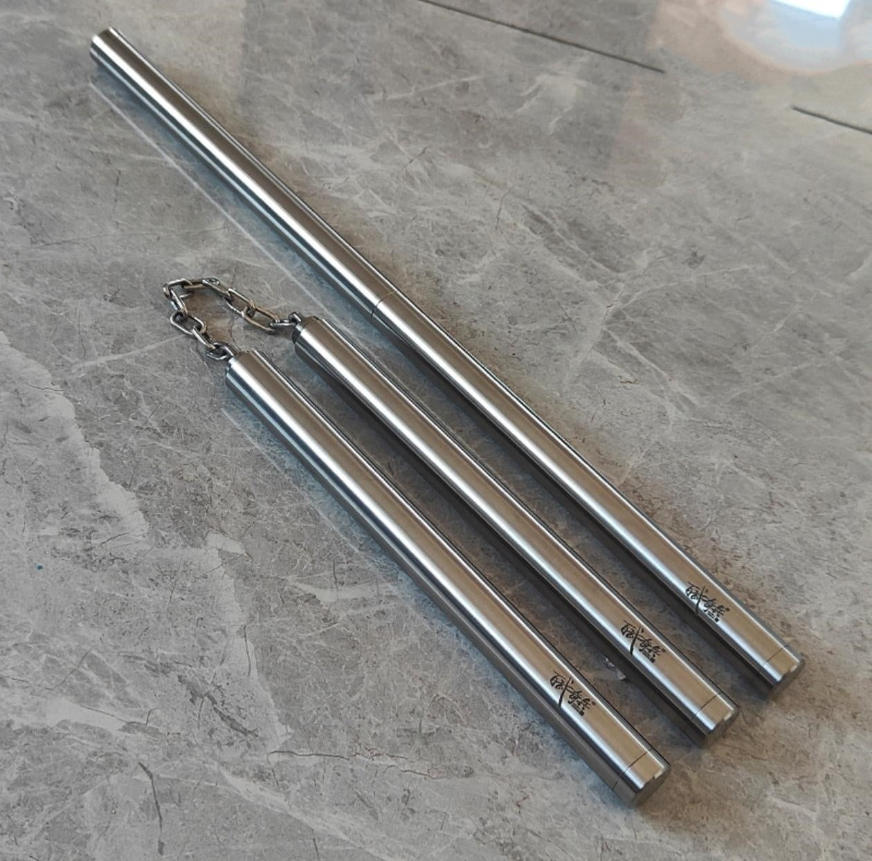 Titanium Alloy Two In One Nunchaku