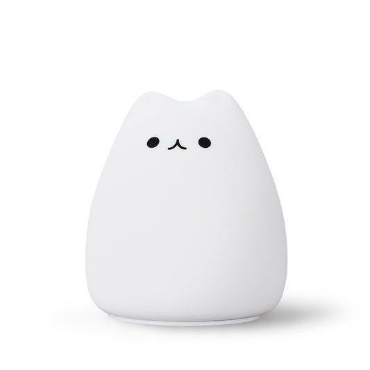 LED Colorful Night Light Energy Saving Eye-Protection Colors Changing Cartoon Cat Bedroom Bedside Lamp (90 x 89 x 102mm) Popular cats